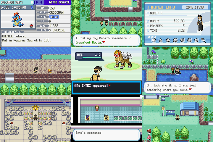 Pokemon Neon Blue - Gameboy Advance GBA