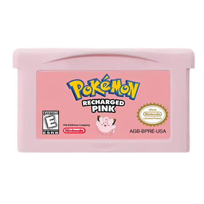 Pokémon Recargado Rosa - Gameboy Advance GBA