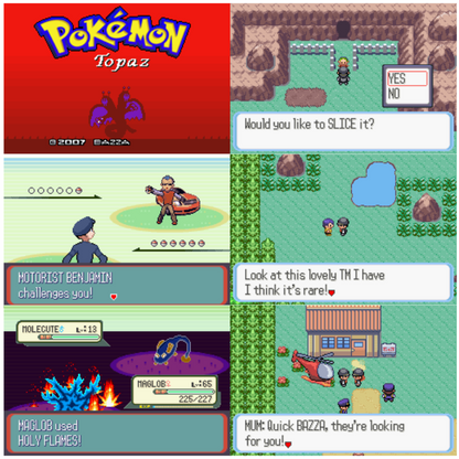 Pokemon Topaz - Gameboy Advance GBA