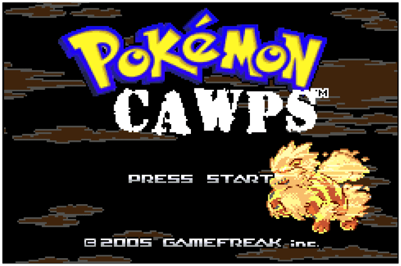 Pokemon Cawps  - Gameboy Advance GBA