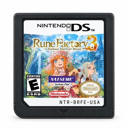 Rune Factory 3: A Fantasy Harvest Moon Nintendo DS Cartridge  – USA Version