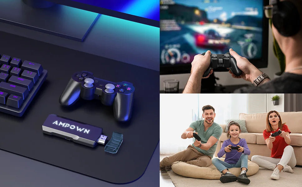 The perfect solution for retro gaming enthusiasts! The Nintendo & More! 4K Retro Stick offers a convenient way to play classic games with built-in emulators