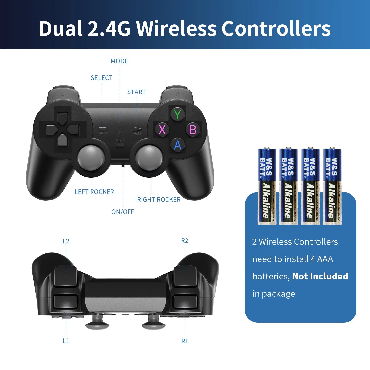 Enjoy classic arcade experiences! The Nintendo & More! 4K Retro Stick includes MAME emulation, letting you play iconic arcade games on your TV