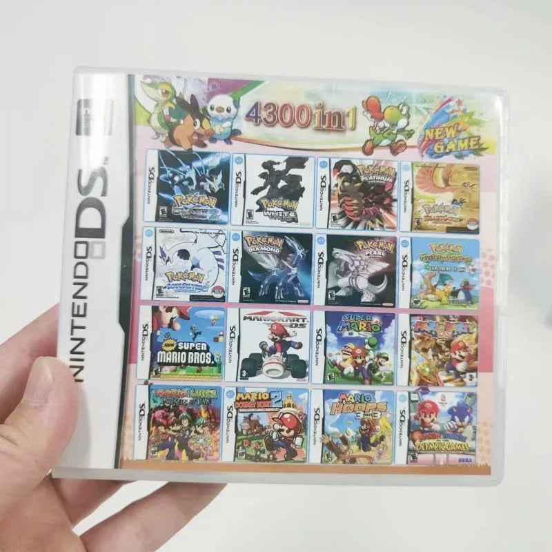 Ds R3 Card 4300 in 1 NDS Game Card - Multi-Game Cartridge for Nintendo DS/DSi/3DS ...