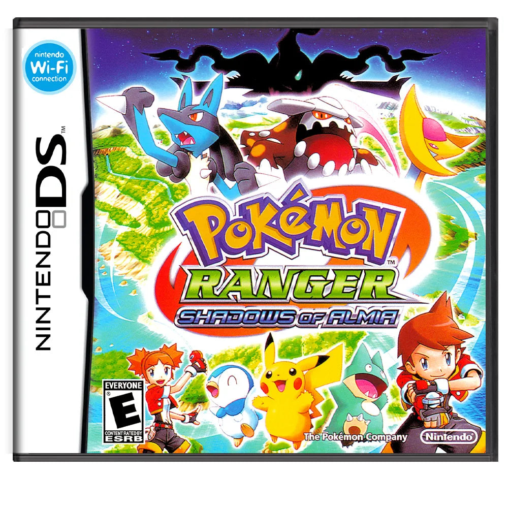 Tarjeta de juego NDS de la serie Nintendo Pokemon con caja, versión estadounidense en inglés