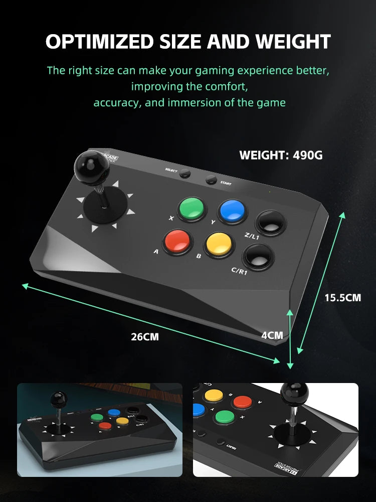 4K Retro Arcade Console with 10000 Games | Dual Wireless Joysticks | Plug & Play