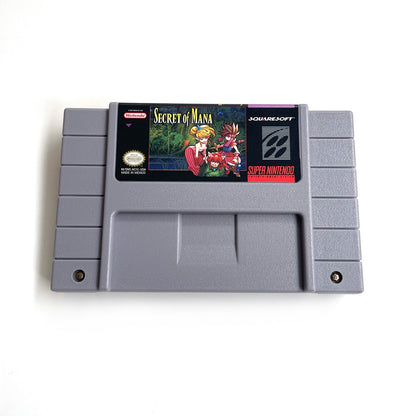 Secret of Mana SNES Cartridge with Box | Super Nintendo RPG