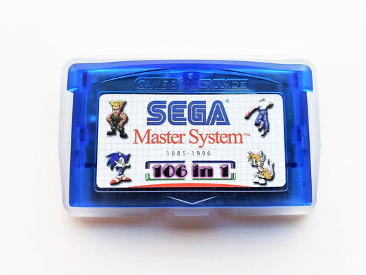 Sega Master System 106 in 1 (Game Boy Advance GBA)