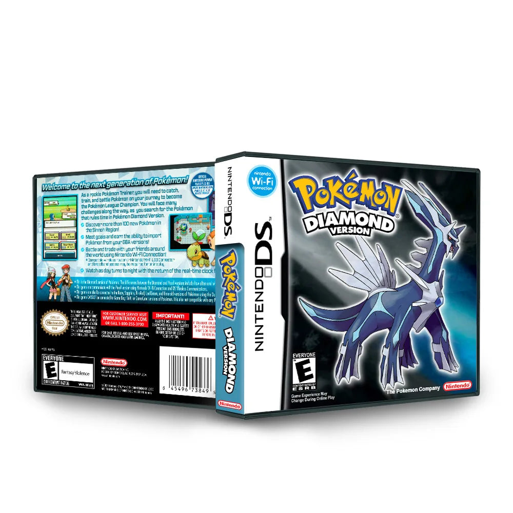 Nintendo Pokemon NDS Game Card Boxed USA English Version Support All DS Systems