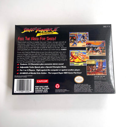 Street Fighter II Turbo SNES Cartridge with Box | Super Nintendo