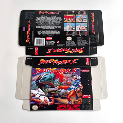 Street Fighter II SNES Cartridge with Box | Super Nintendo