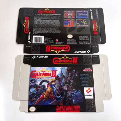 Super Castlevania IV SNES Cartridge with Box | Super Nintendo