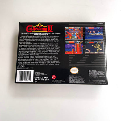 Super Castlevania IV SNES Cartridge with Box | Super Nintendo
