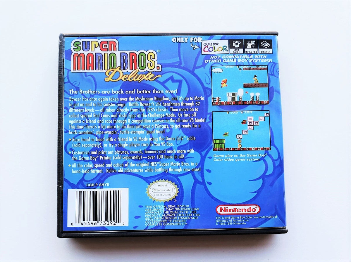 Mario For Gameboy Super Mario Bros. Deluxe - Gameboy Color GBC – Gear Shift Galore
