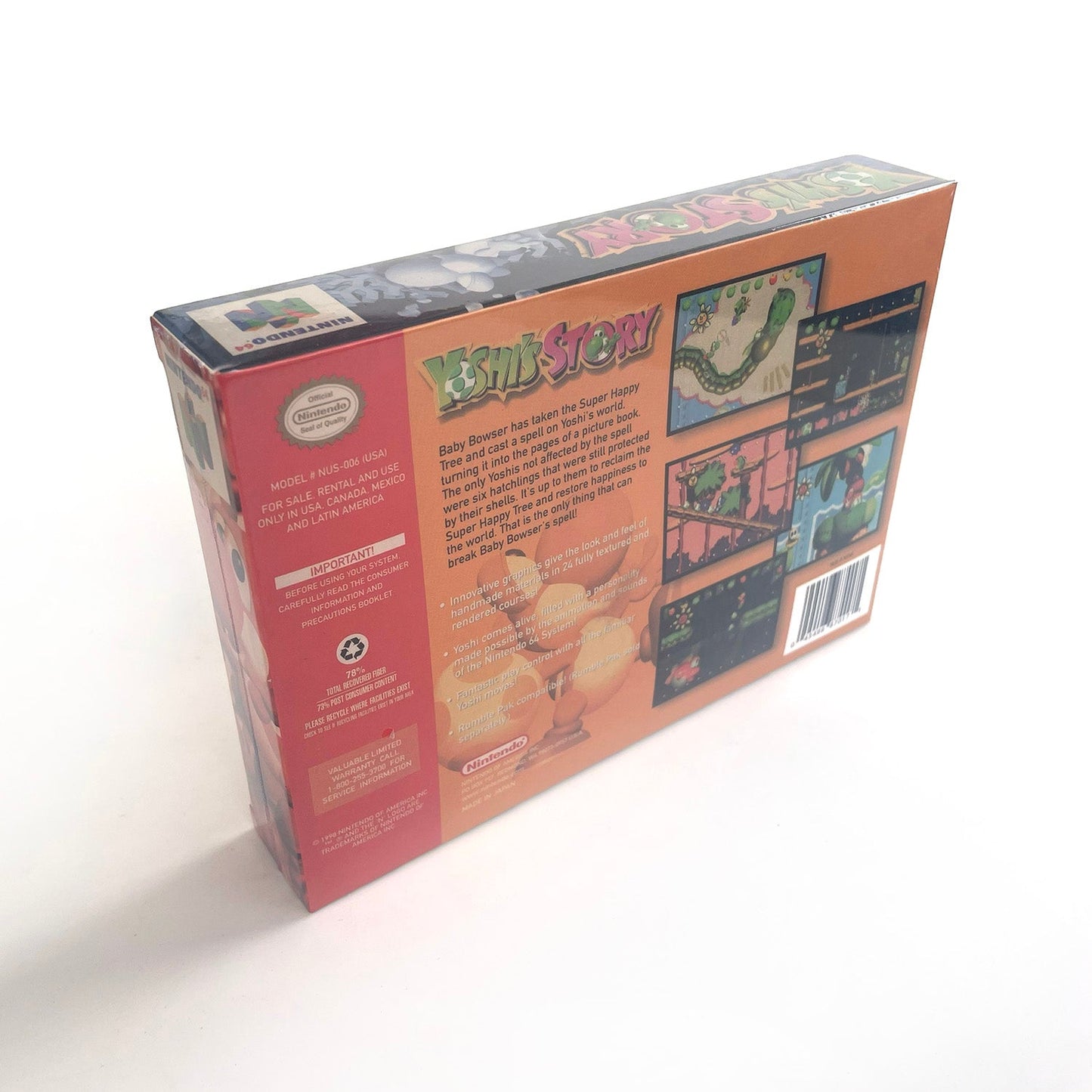Yoshi’s Story N64 – Nintendo 64 Cartridge with Box