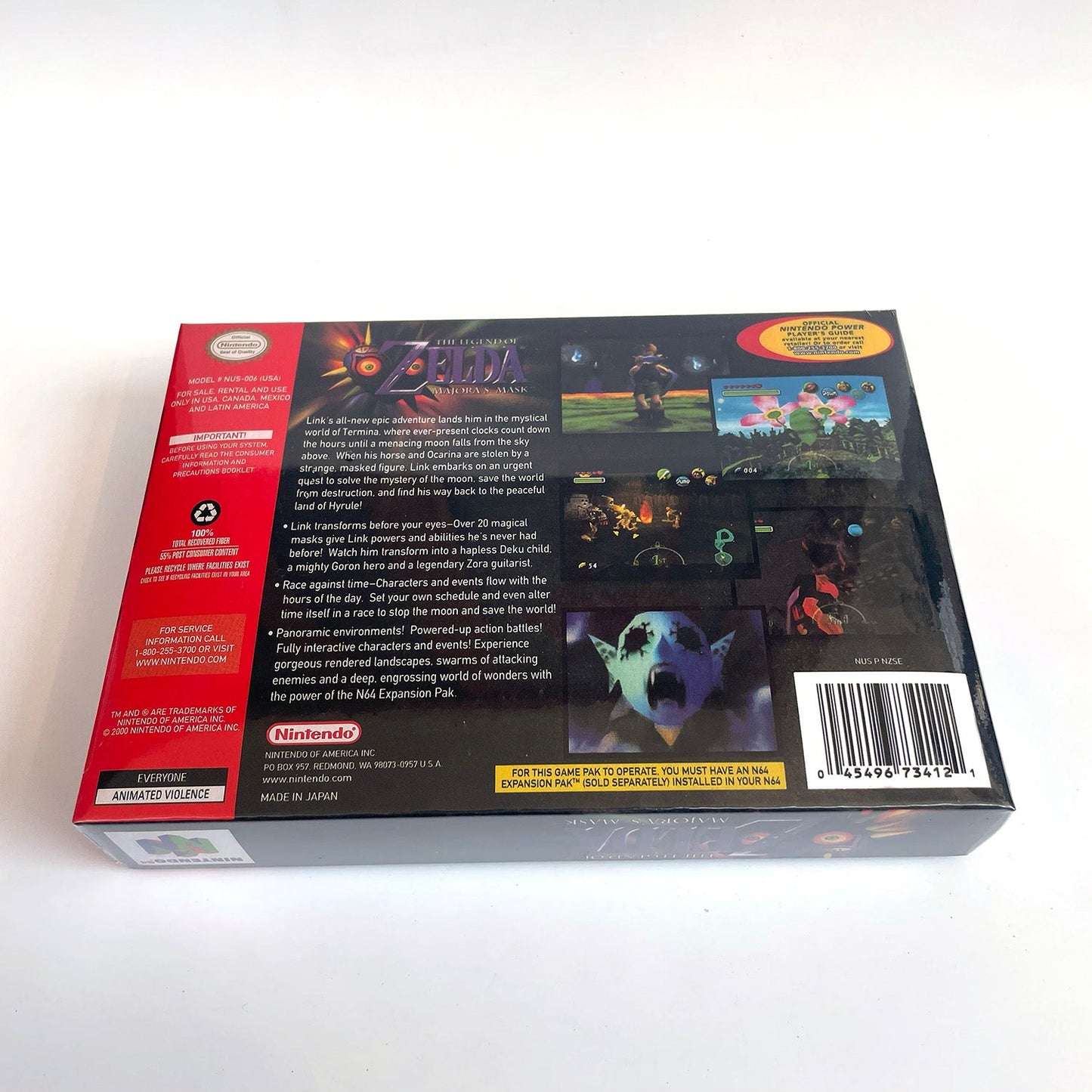 Zelda Majora’s Mask N64 – Nintendo 64 Cartridge with Box