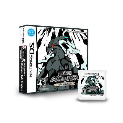 Pokemon Conquest Twin Dragons - Nintendo DS Game with Box - Region Free