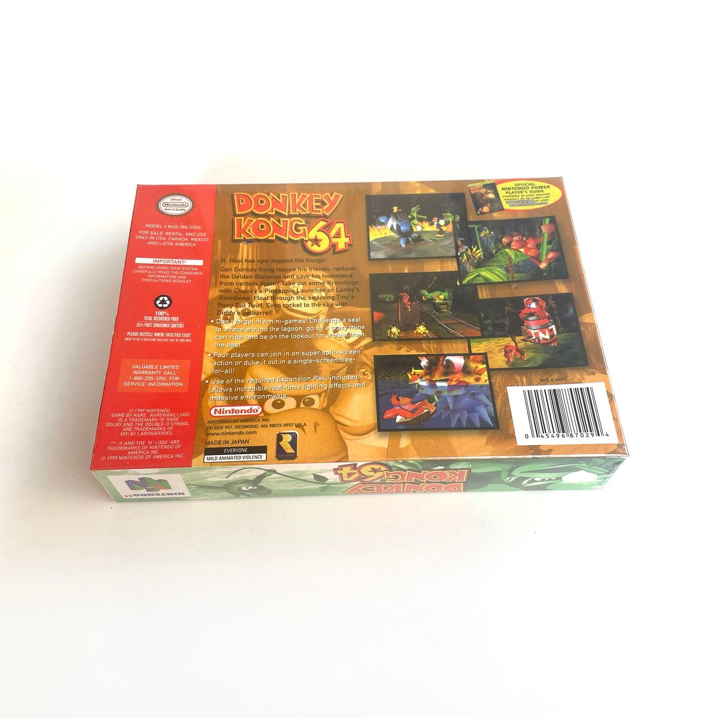 Donkey Kong 64  – Nintendo 64 Cartridge with Box