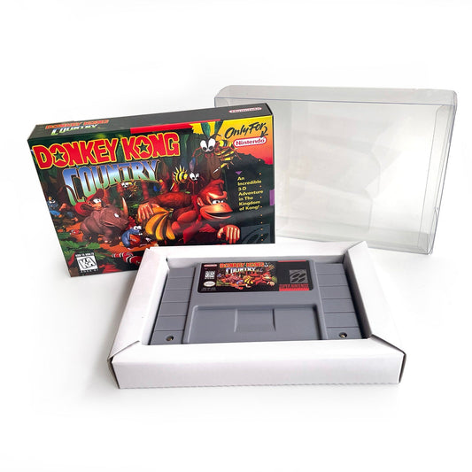 Donkey Kong Country SNES Cartridge with Box