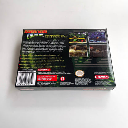 Donkey Kong Country SNES Cartridge with Box