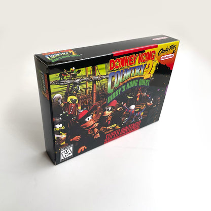 Donkey Kong Country 2 SNES Cartridge with Box | Diddy’s Kong Quest