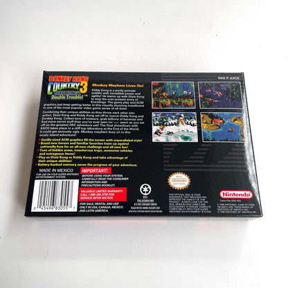 Donkey Kong Country 3 SNES Cartridge with Box | Super Nintendo