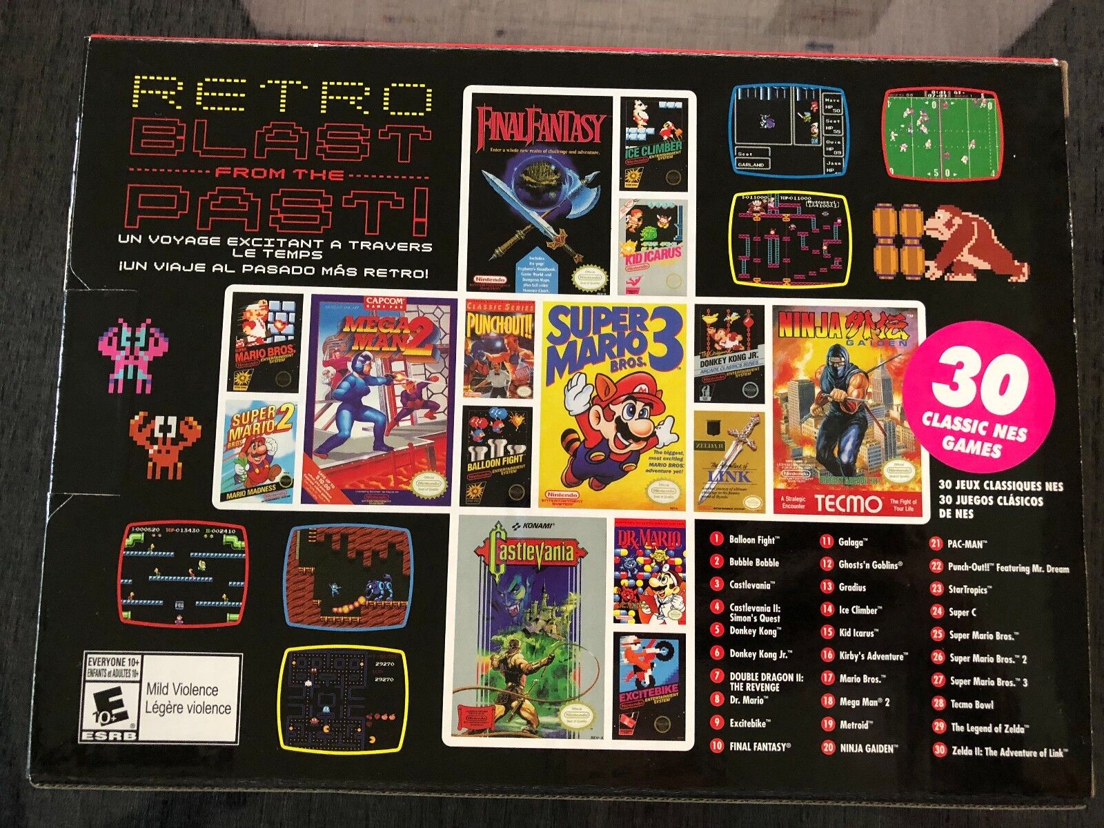 Authentic Nintendo Entertainment System: NES Classic Edition ( NES Mini ) 30 Built In Games