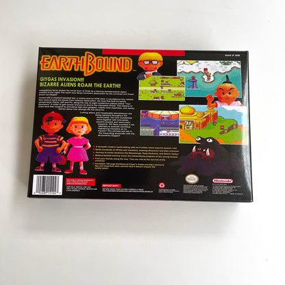 EarthBound SNES Cartridge with Box | Super Nintendo RPG