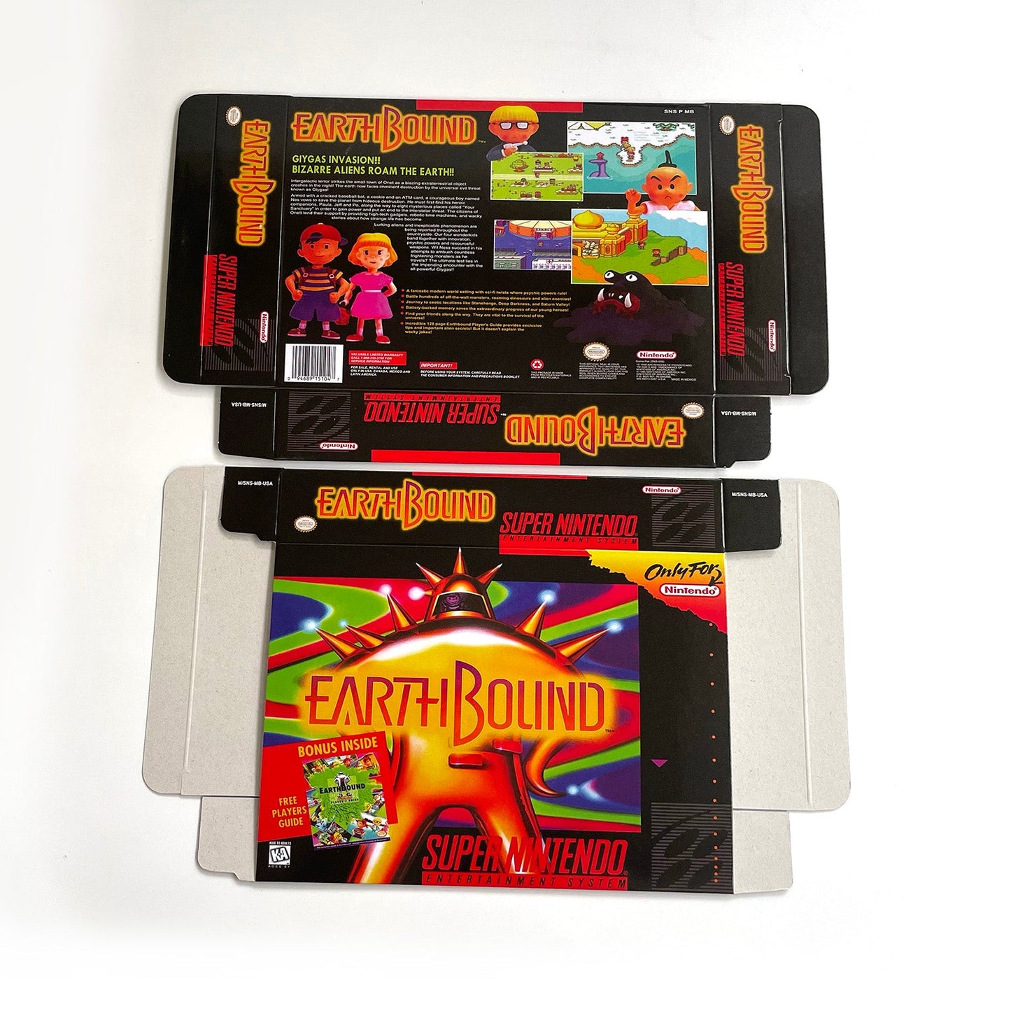 EarthBound SNES Cartridge with Box | Super Nintendo RPG