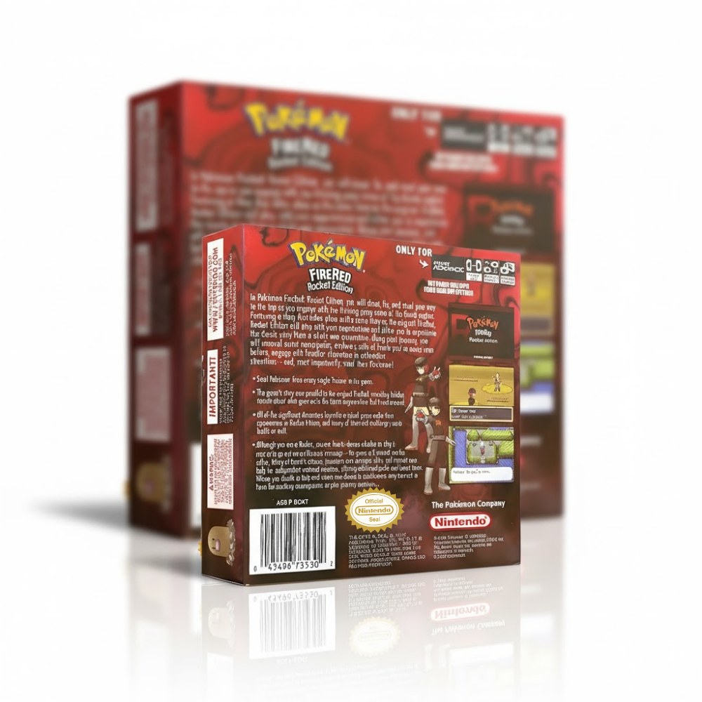 Pokémon FireRed Rocket Edition – 1M Flash Cart for GBA