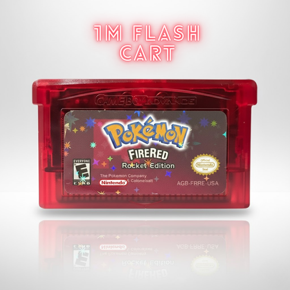 Pokémon FireRed Rocket Edition – 1M Flash Cart for GBA