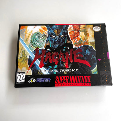 Hagane: The Final Conflict SNES Cartridge with Box | Super Nintendo