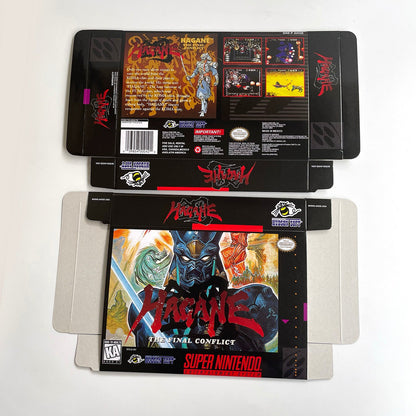 Hagane: The Final Conflict SNES Cartridge with Box | Super Nintendo