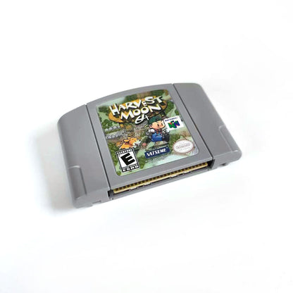 Harvest Moon 64 Nintendo 64 cartridge front view