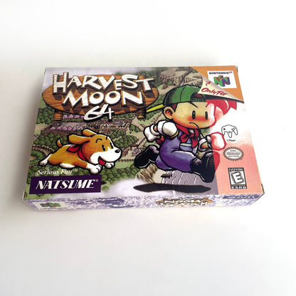 Harvest Moon 64 Nintendo 64 box front cover artwork