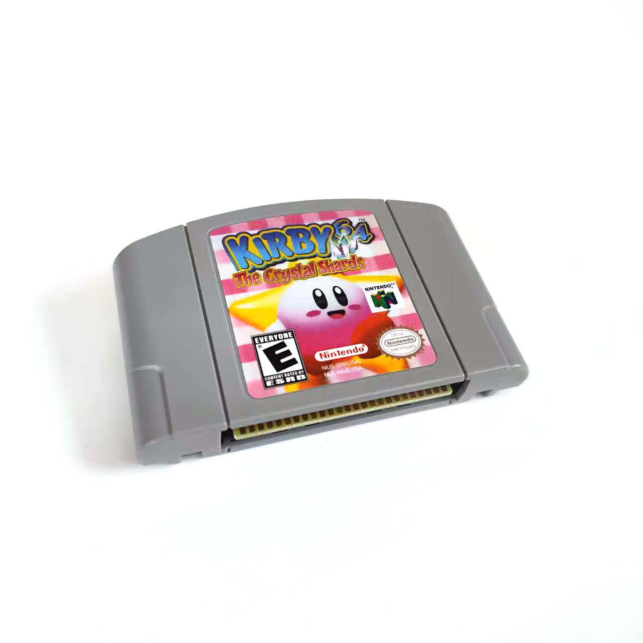 Kirby 64 The Crystal Shards Nintendo 64 cartridge front view