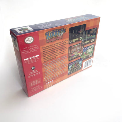 Kirby 64 The Crystal Shards Nintendo 64 box angled rear view