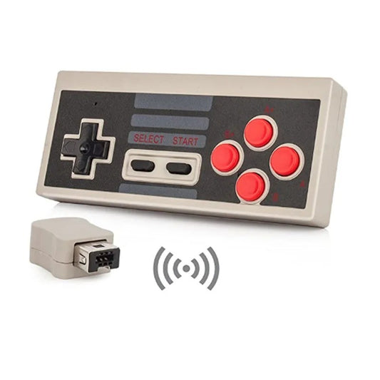 NES Classic Edition Wireless Controller + 2.4G Adapter – Retro Style for Mini NES Console
