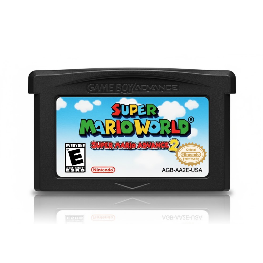 Super Mario World Super Mario Advance 2 Gameboy Advance GBA Gear super-mario-world-super-mario-advance-2-gameboy-advance-gba-gear