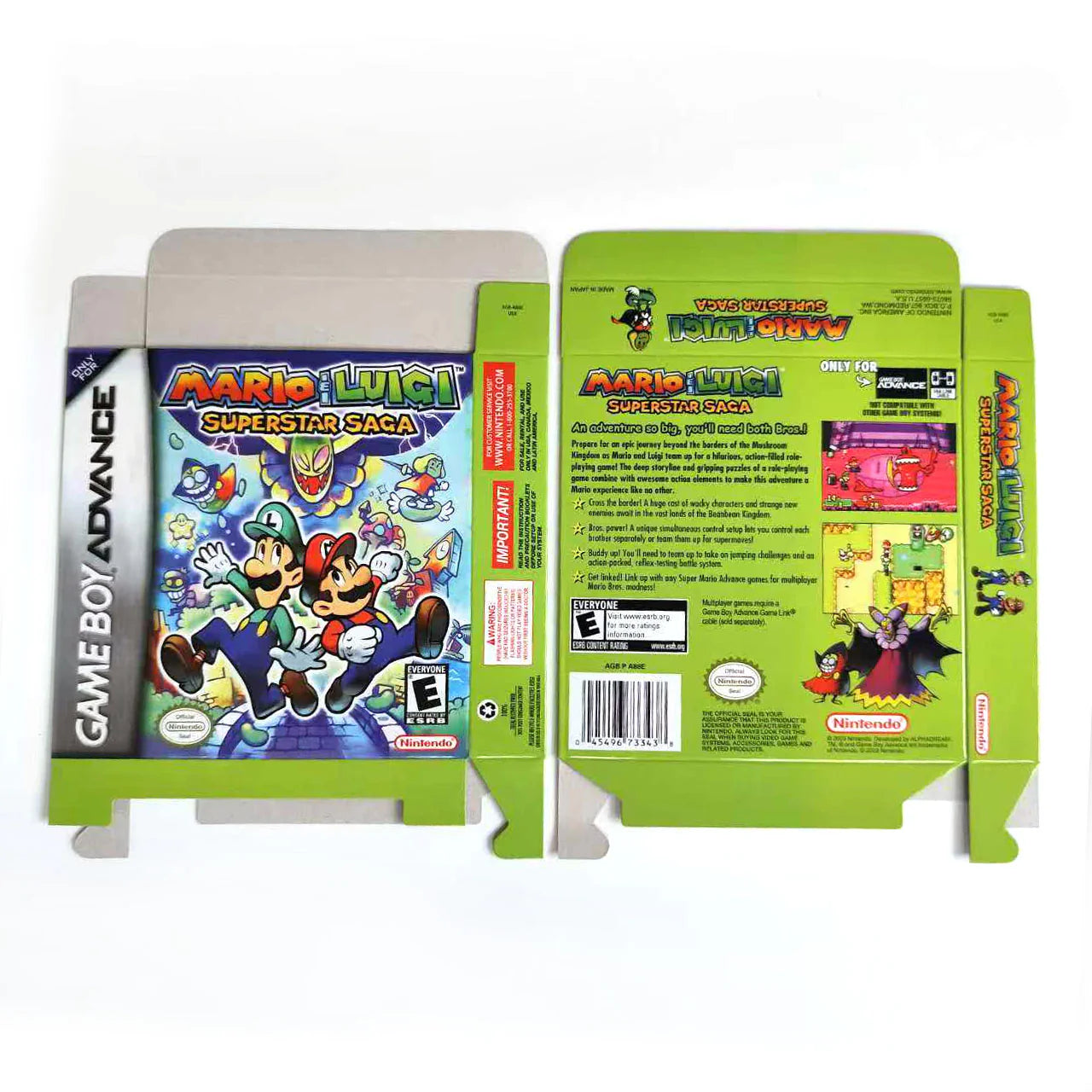 Mario & Luigi: Superstar Saga - Gameboy Advance GBA