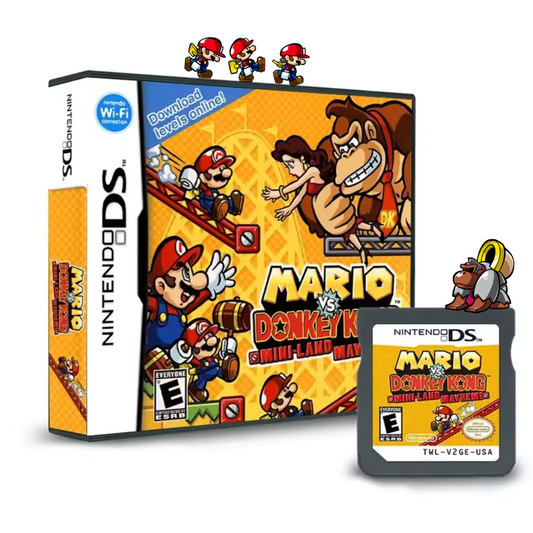 Mario vs. Donkey Kong: Mini-Land Mayhem! – Nintendo DS-Spiel mit Box – Region frei