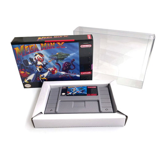 Mega Man X SNES Cartridge with Box | Super Nintendo