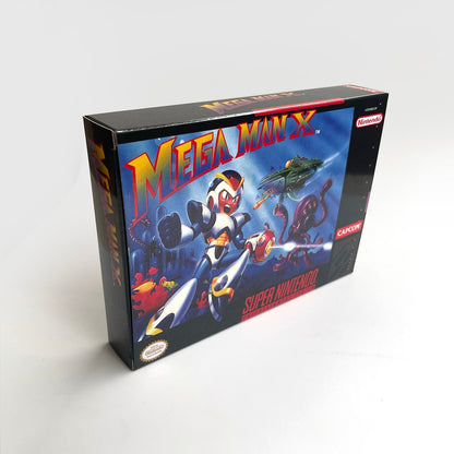 Mega Man X SNES Cartridge with Box | Super Nintendo