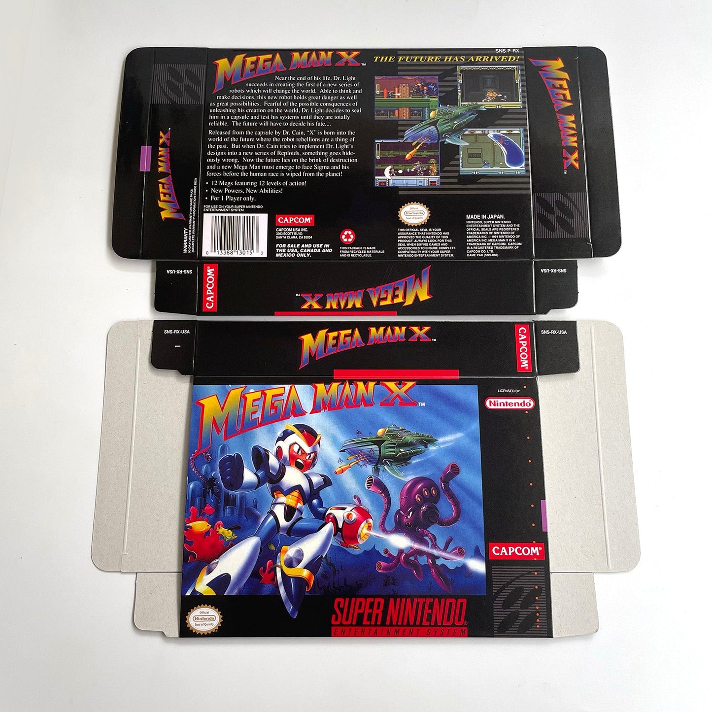 Mega Man X SNES Cartridge with Box | Super Nintendo