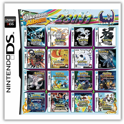 pokemon trading card ds Pokemon DS Game Cartridge – 23-in-1 Multi-Game Collection for Nintendo – Gear Shift Galore
