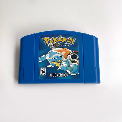 Pokémon Blue Version N64 Cartridge with Box