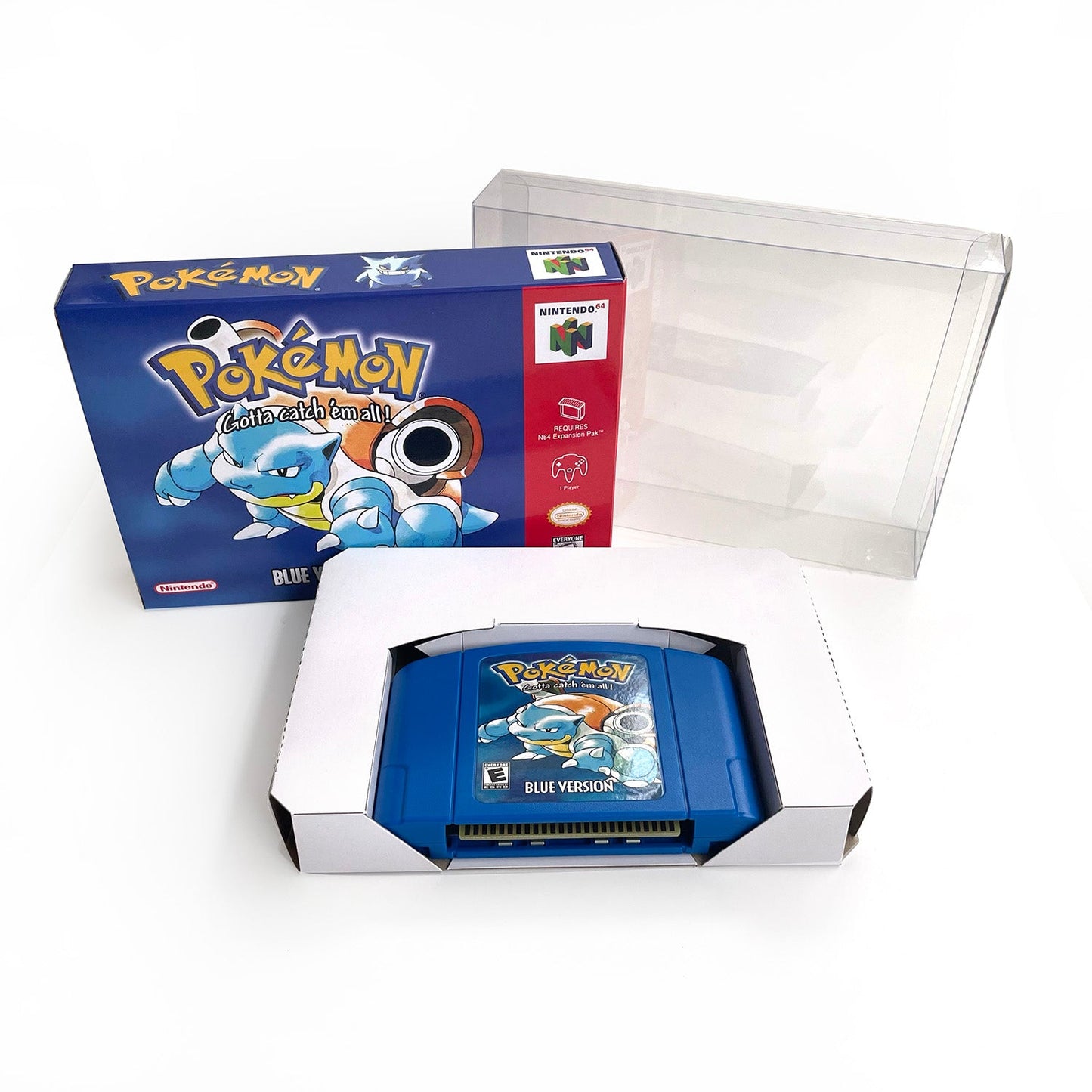 Pokémon Blue Version N64 Cartridge with Box