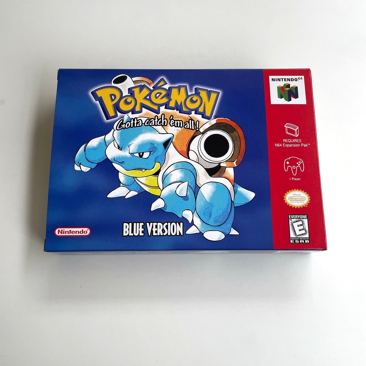 Pokémon Blue Version N64 Cartridge with Box