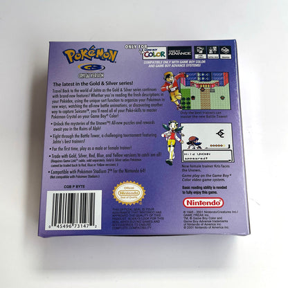 Pokémon Crystal Version RTC  - Real Time Clock Gameboy Color GBC
