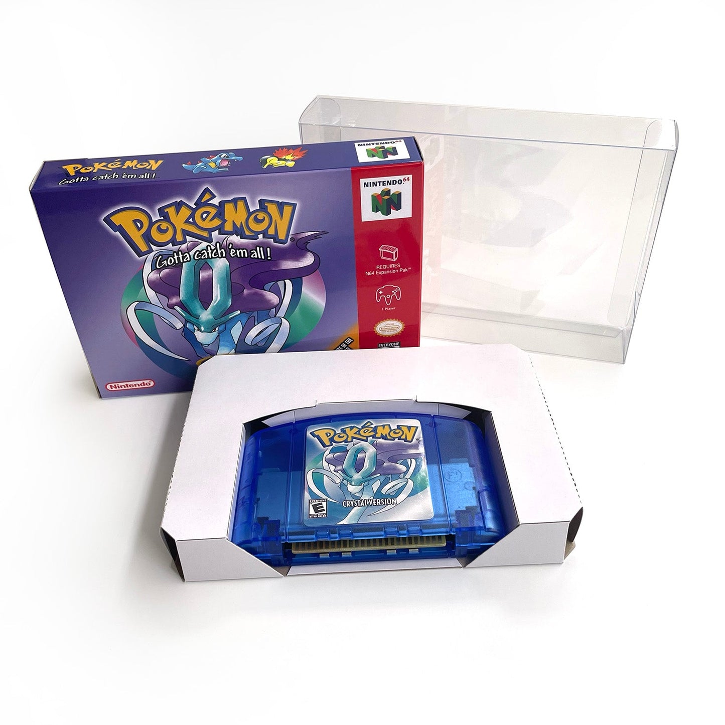 Pokémon Crystal Version N64 with Box